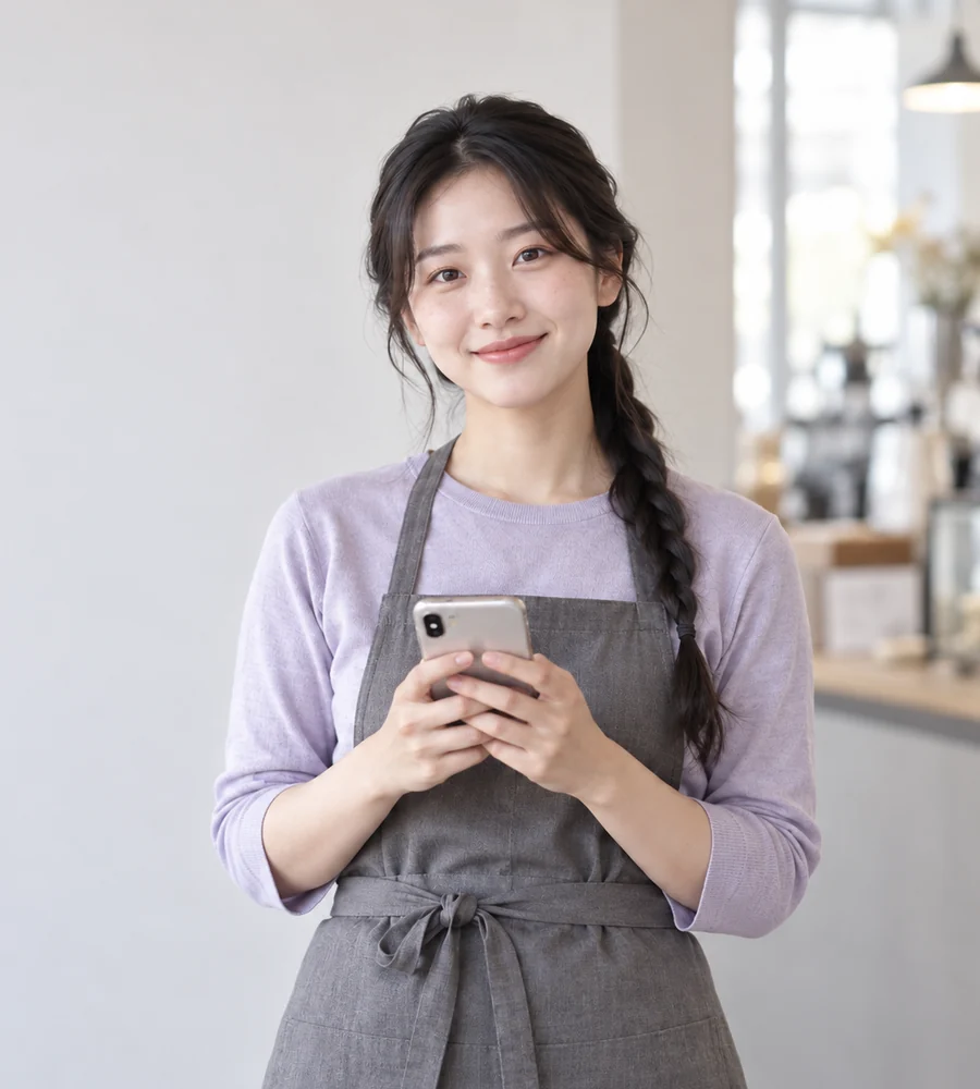 부산 서면 개인돈 대출 상담을 휴대전화로 안내받는 고객